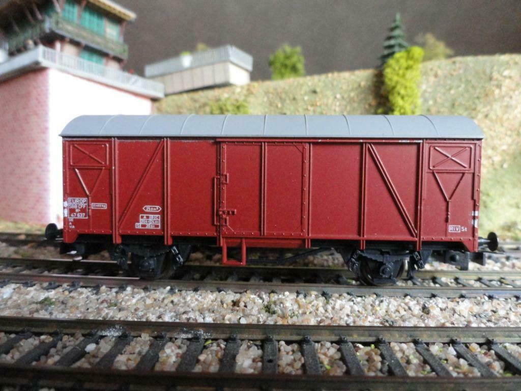 LILIPUT 235.50 SBB GESLOTEN GOEDERENWAGEN K4, Gelijkstroom, Wagon, Ophalen of Verzenden, Zo goed als nieuw