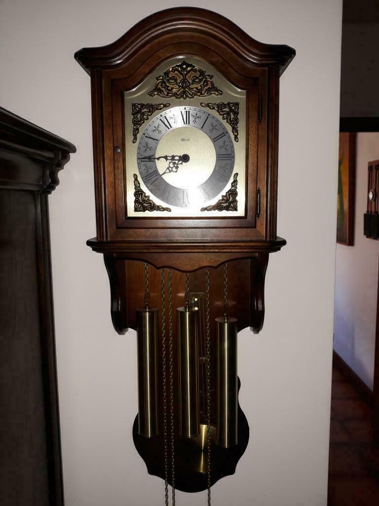 Retro wandklok in perfecte staat en nagekeken, Ophalen, Zo goed als nieuw, Wandklok