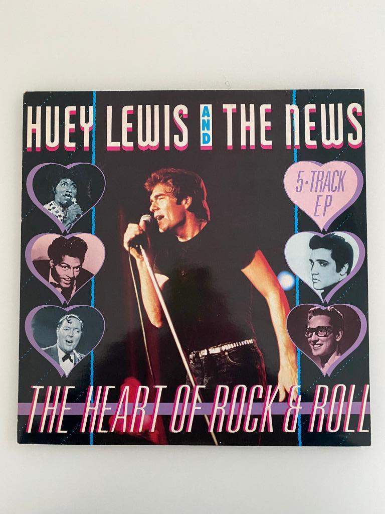 EP Huey Lewis & The News The Heart Of Rock & Roll 1984, Ophalen of Verzenden, Gebruikt, 12 inch, Poprock