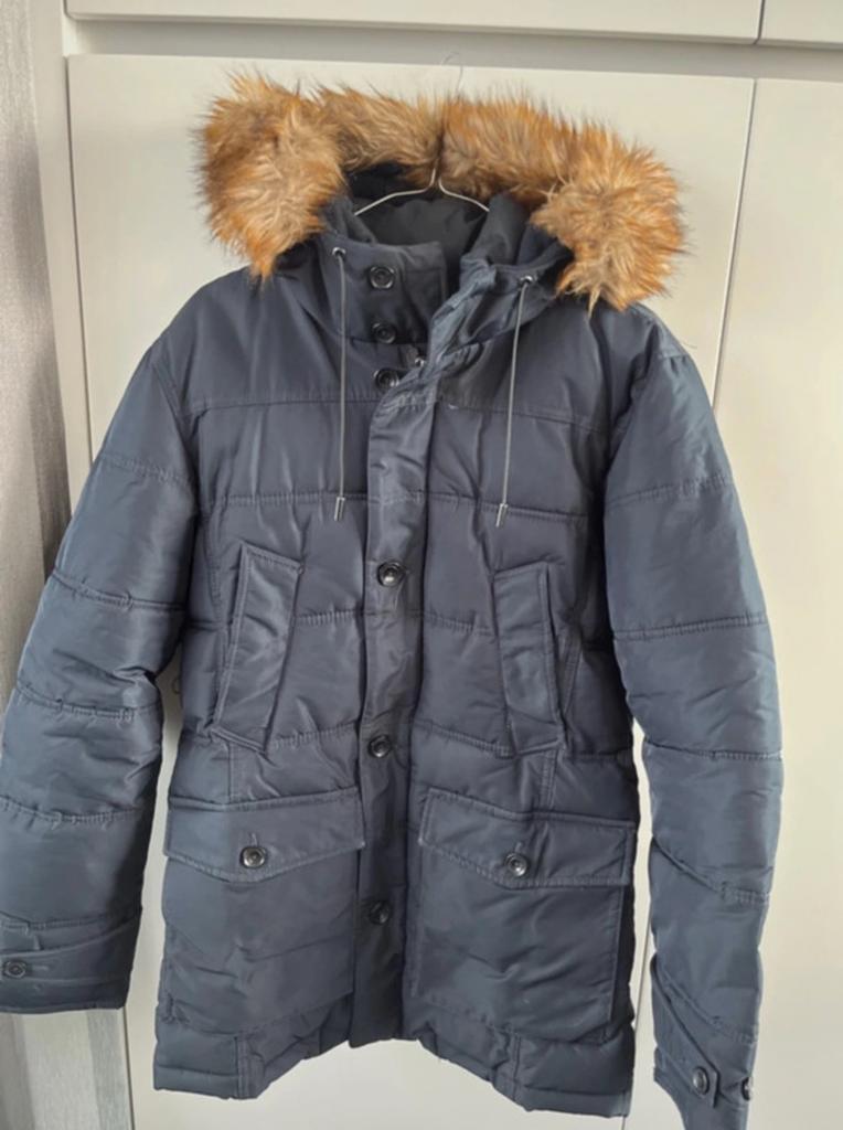 Winterjas heren Zara, Kleding | Heren, Jassen | Winter, Ophalen of Verzenden, Zo goed als nieuw, Maat 48/50 (M)