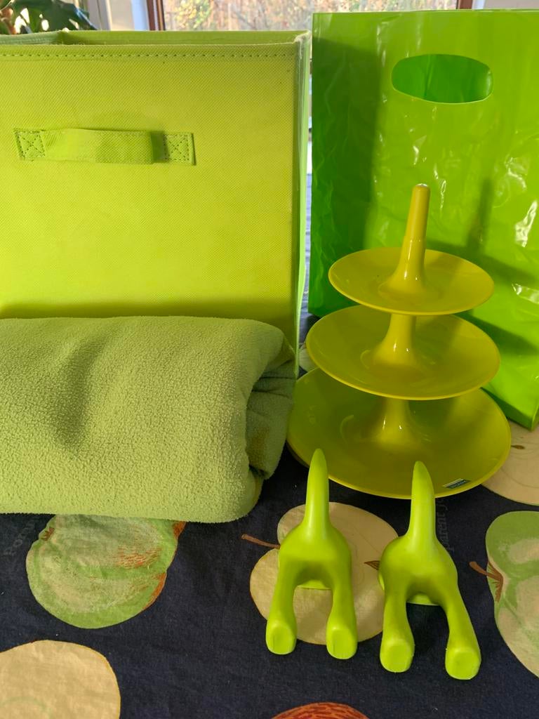 Decoratie in lime groen, Ophalen, Gebruikt