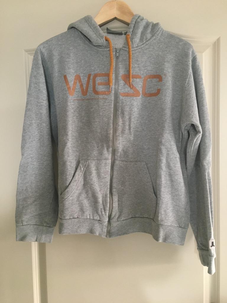 Grijze hoodie met rits Wesc small, Ophalen of Verzenden, Zo goed als nieuw, Grijs, Wesc