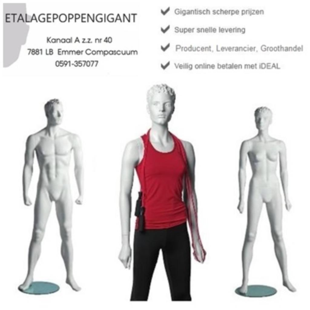 Etalagepoppen / Mannequins Nieuw in Diverse Sport Houdingen, Overige kleuren, Nieuw, Ophalen of Verzenden, Fitness of Aerobics