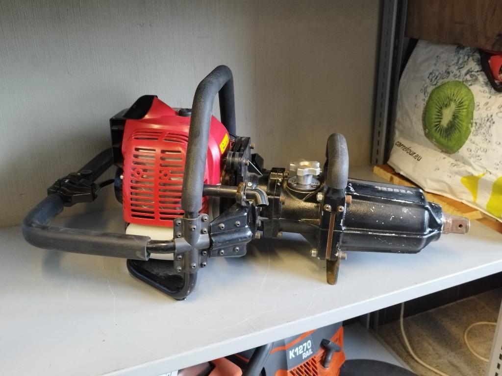 Vessel GT-3500GE slagmoersleutel met 2takt benzinemotor, Doe-het-zelf en Bouw, Vessel GT-3500GE slagmoersleutel, Ophalen of Verzenden