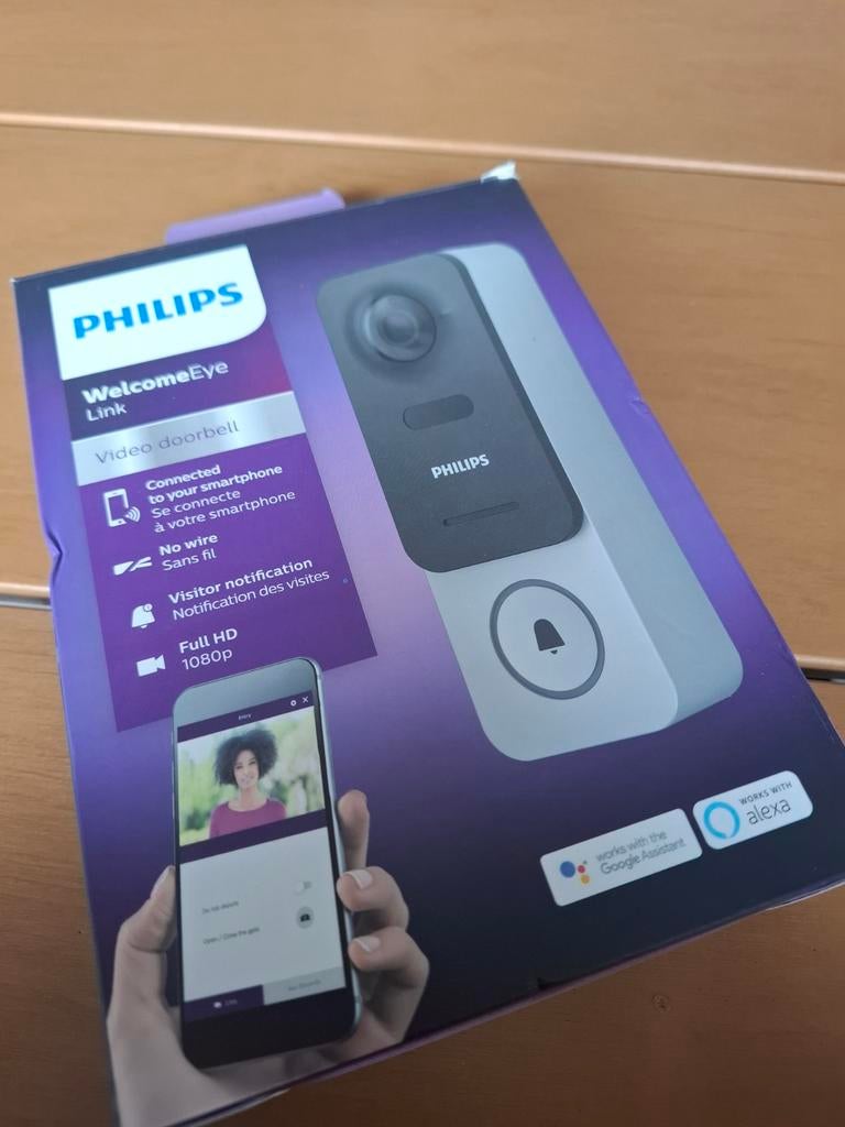 Sonnette camera Philips WelcomeEye Link, Huis en Inrichting, Deurbellen, Ophalen of Verzenden