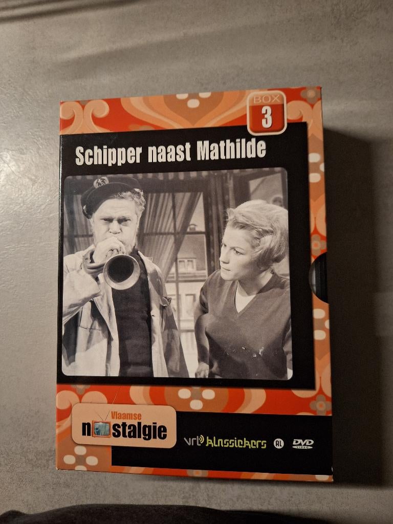 Schipper naast Mathilde, 3 DVD´s, 9 afleveringen, Ophalen of Verzenden, Zo goed als nieuw, Tv fictie