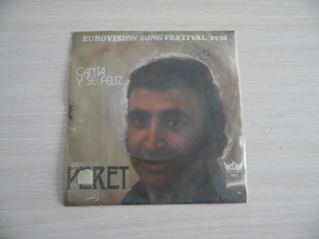 CANTA Y SE FELIZ PERET SONGFESTIVAL 1974, Ophalen of Verzenden, Zo goed als nieuw, Overige formaten