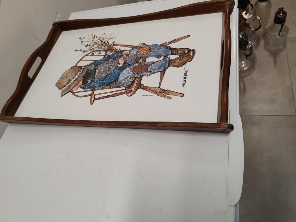 Rare plateau vintage Holly Hobbie Sarah Kay, Enlèvement