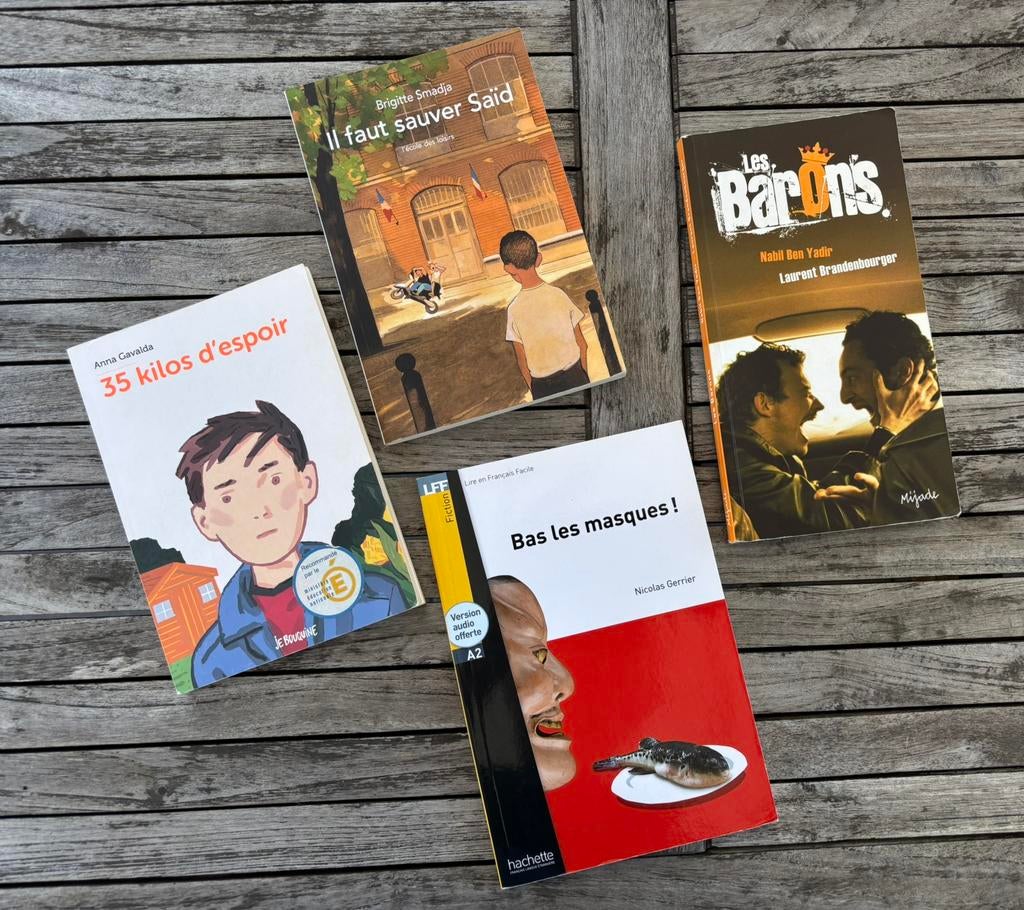 4 Franse romans - Middelbaar onderwijs, Boeken, Ophalen of Verzenden, Gelezen, ASO, Frans