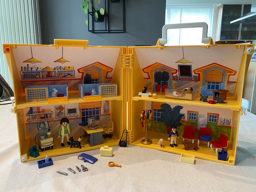 Playmobil meeneem dierenkliniek (4374), Enfants & Bébés, Jouets | Playmobil, Comme neuf, Enlèvement ou Envoi