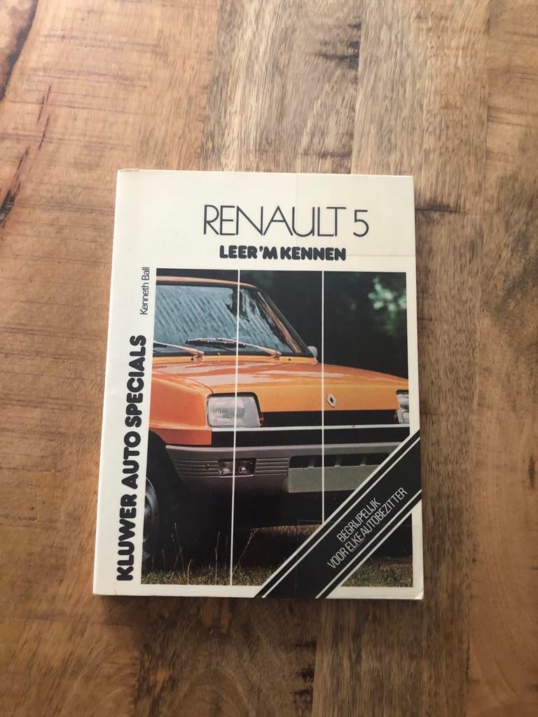 Kluwer autoboek Renault 5, Auto diversen, Handleidingen en Instructieboekjes, Ophalen of Verzenden