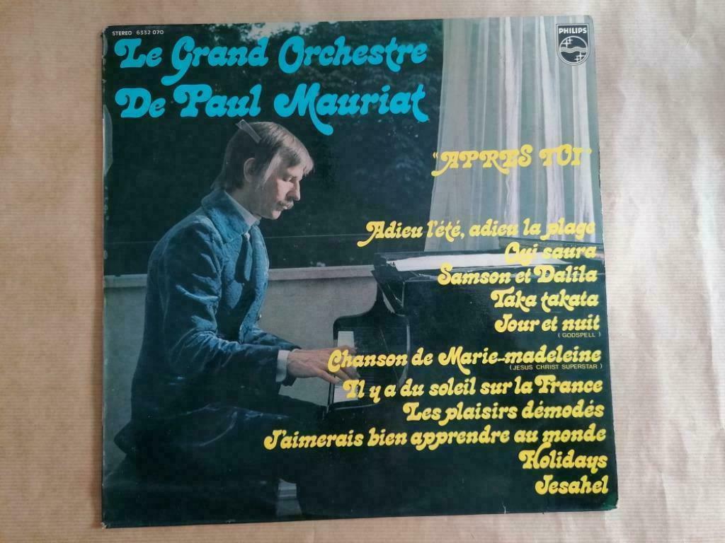 33T Le grand Orchestre de Paul Mauriat – « Après Toi » Label, Ophalen of Verzenden