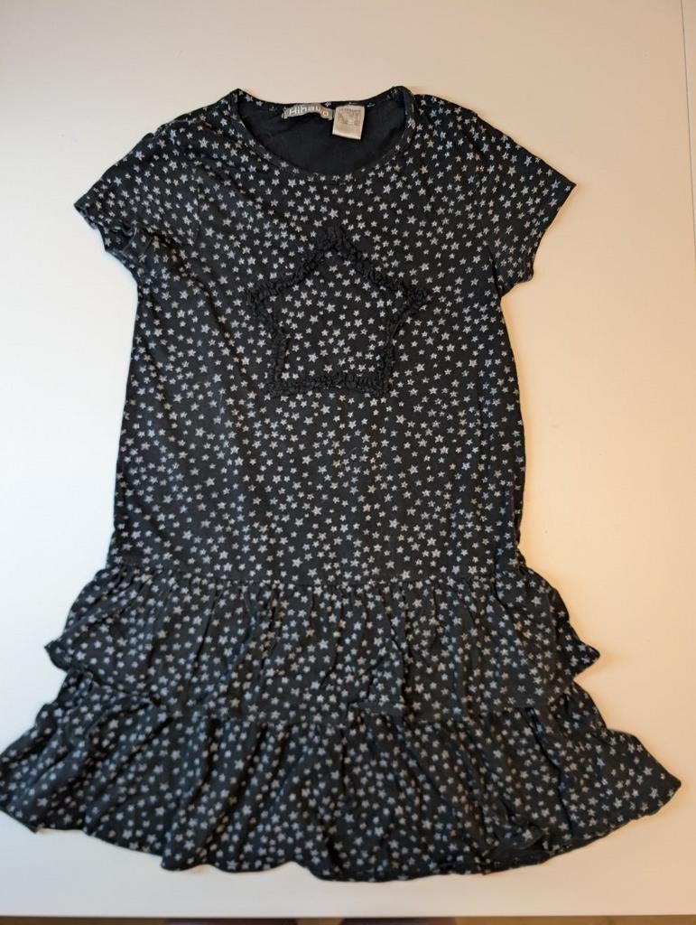 La redoute Robe noire à étoiles Hihiawo depuis 10 ans, La redoute, Robe ou Jupe, Enlèvement ou Envoi, Comme neuf
