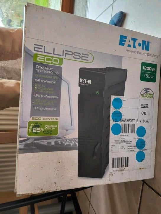 UPS-reservebatterij - Eaton Ellipse ECO 1200 USB FR, Ophalen of Verzenden, Eaton