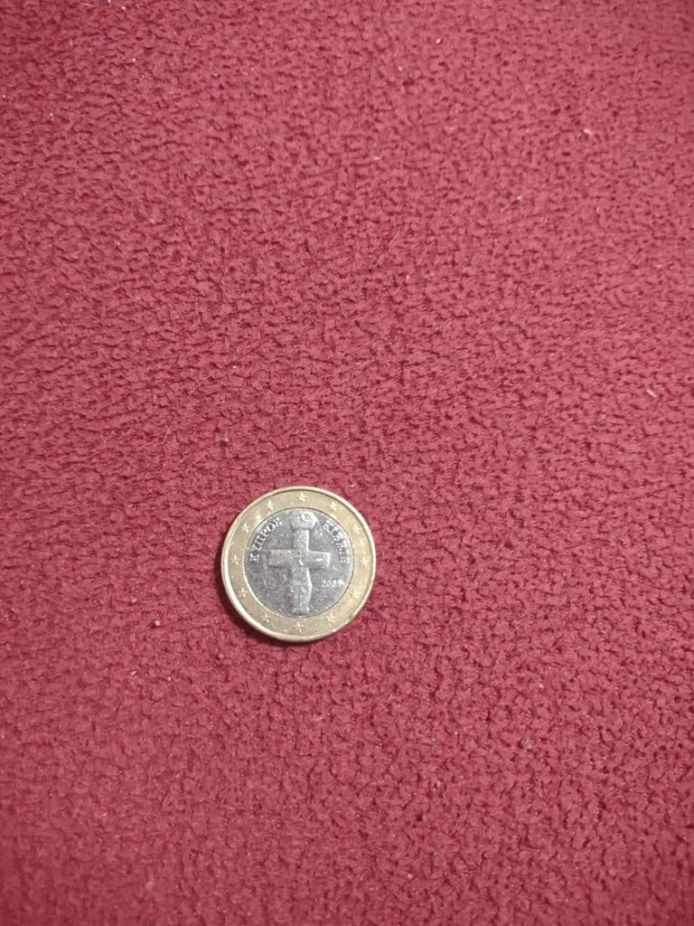 Zeldzame munt van €1, Postzegels en Munten, Ophalen, Cyprus