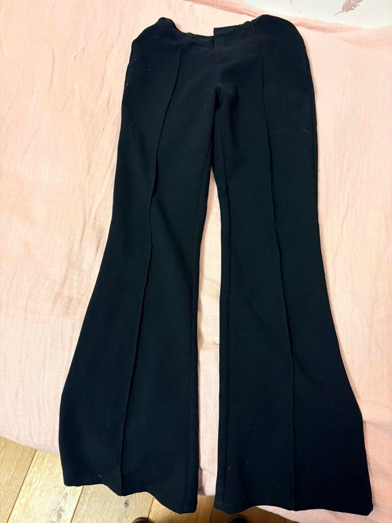 Flare ikks 12 jaar oude broek, Ophalen, Zwart, Zo goed als nieuw, Maat 34 (XS) of kleiner