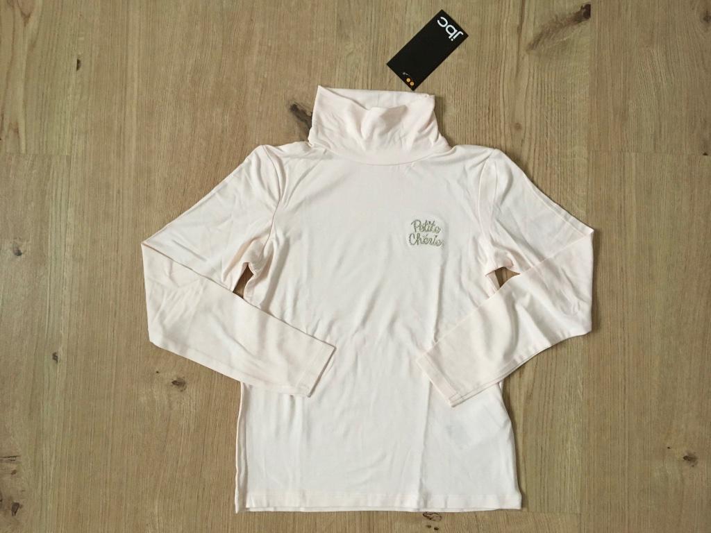 JBC, col roulé à manches longues rose (clair) 128 (nouveau), Enfants & Bébés, Vêtements enfant | Taille 128, Neuf, Enlèvement ou Envoi