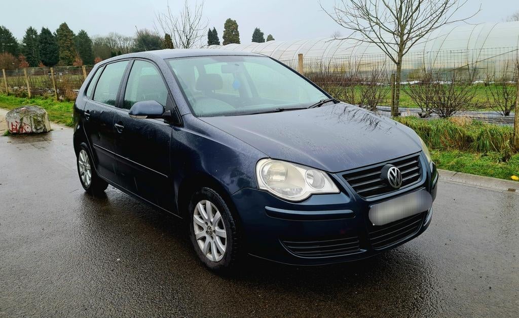 VW Polo 1.2 Benzine, 2007, 5 deuren, airconditioning, Auto's, Voorwielaandrijving, Stof, Blauw, Bedrijf
