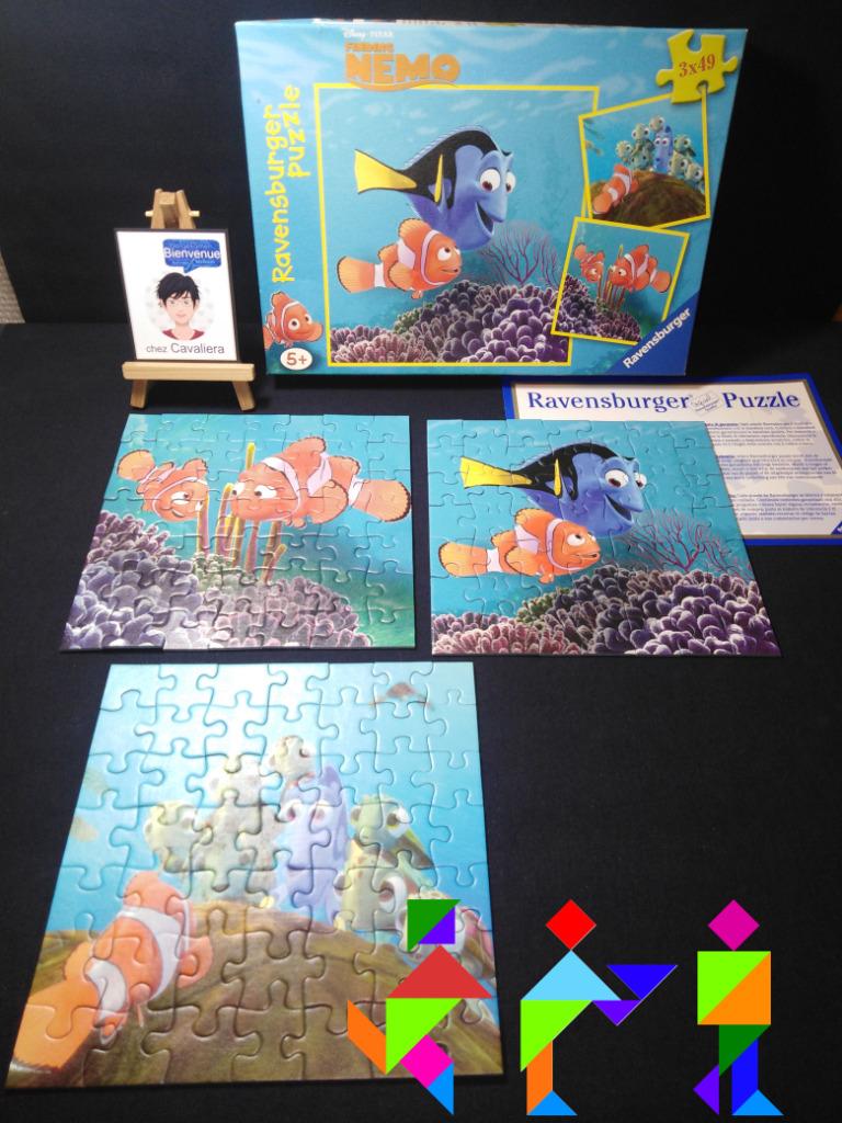 Little Nemo's World Puzzle - 3 puzzels van 49 stukjes - Rave, Ophalen of Verzenden, Minder dan 500 stukjes, Zo goed als nieuw