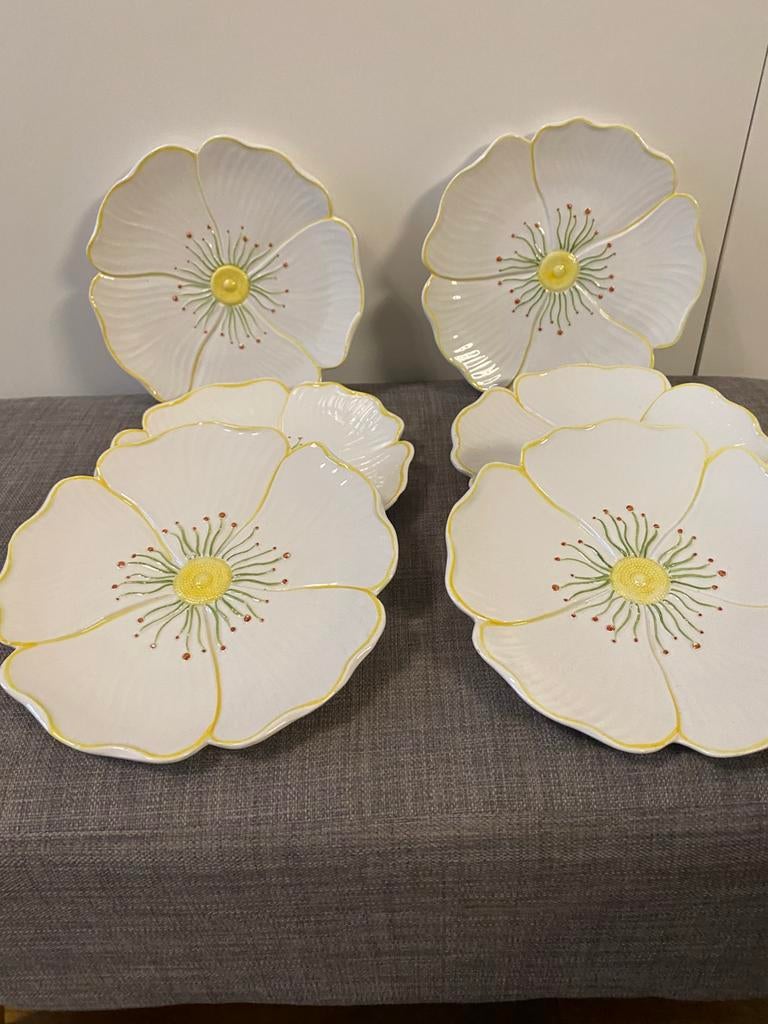 Assiettes à dessert Majolica Italy, Enlèvement ou Envoi