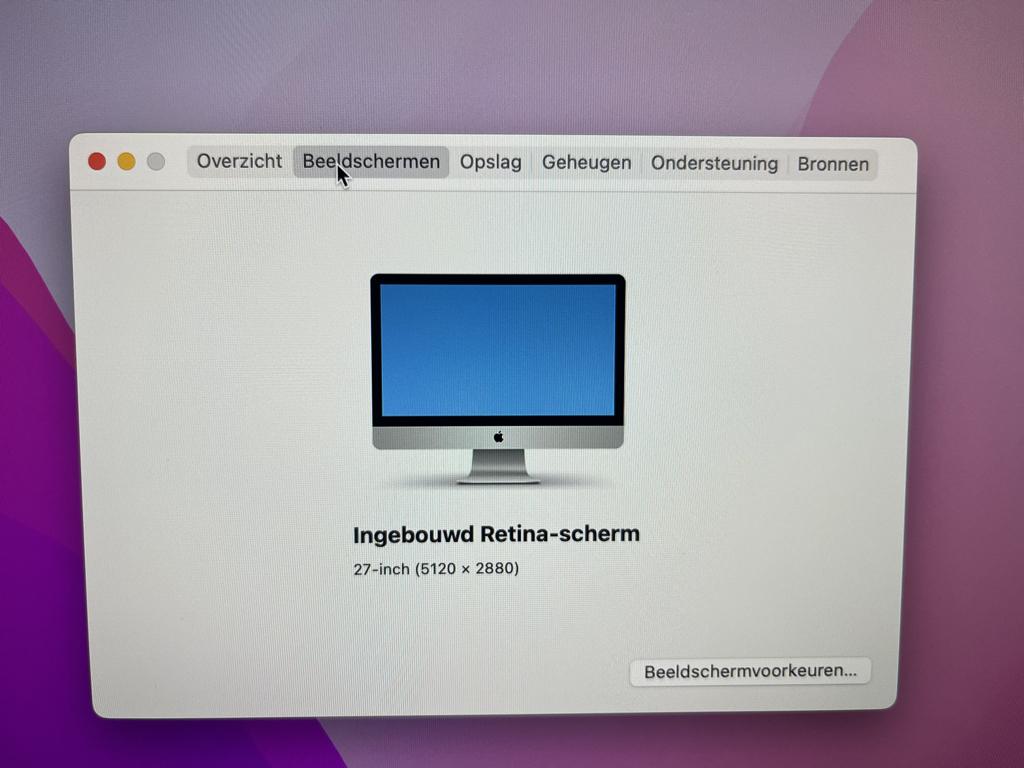 iMac 27inch 5K (late 2015) - verlaagd, Computers en Software, Apple Desktops, Zo goed als nieuw, iMac, HDD en SSD, 3 tot 4 Ghz
