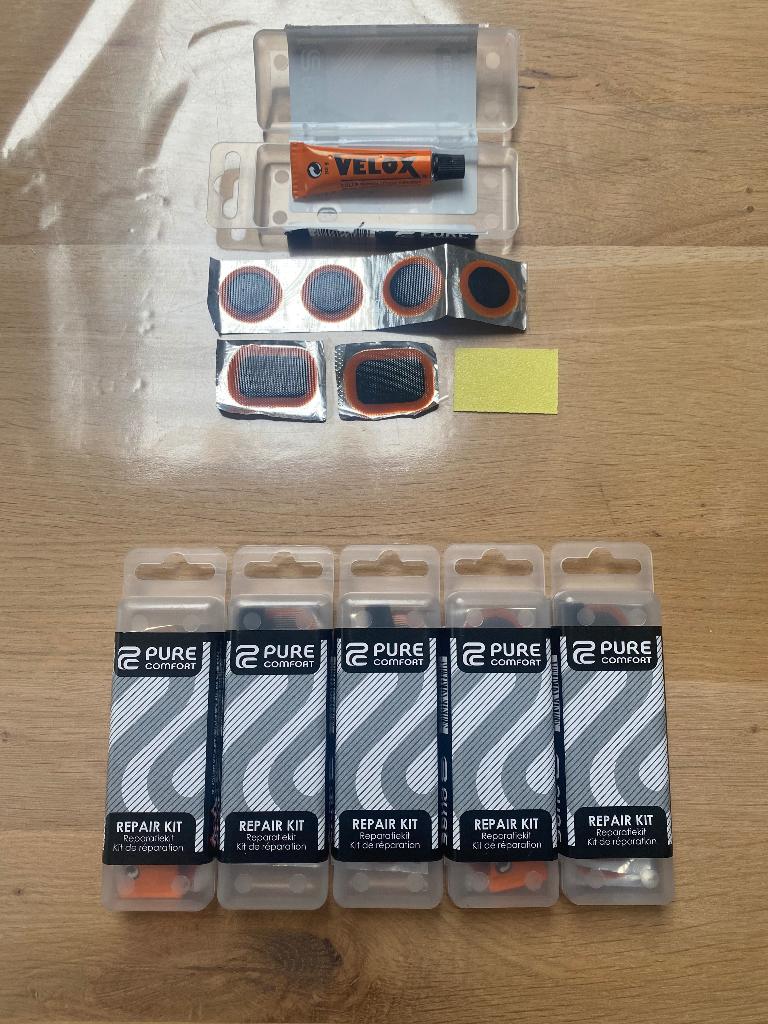 Merk VELOX binnenband reparatie kit - doos, Fietsen en Brommers, Ophalen of Verzenden, Nieuw, Band