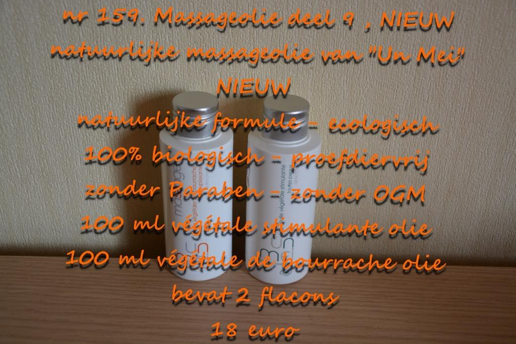 159. Huile de massage partie 9, NEUF, frais de port inclus, Sports & Fitness, Produits de massage, Envoi, Neuf, Huile ou Lotion