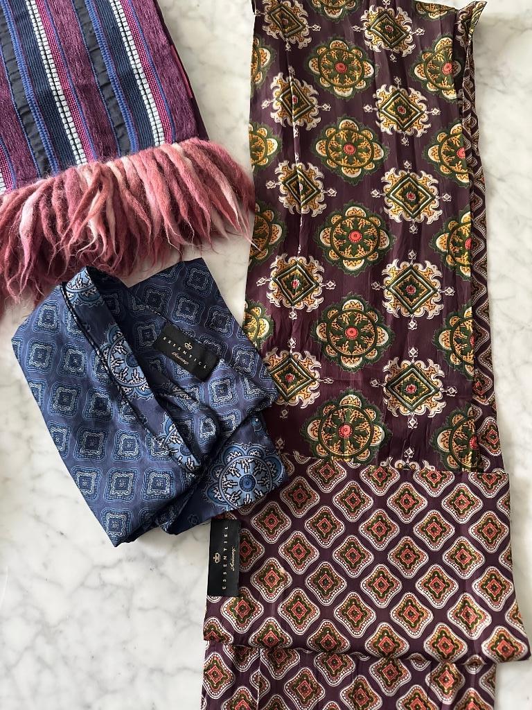 Zijde heren sjaals, Ophalen, Zo goed als nieuw, Sjaal