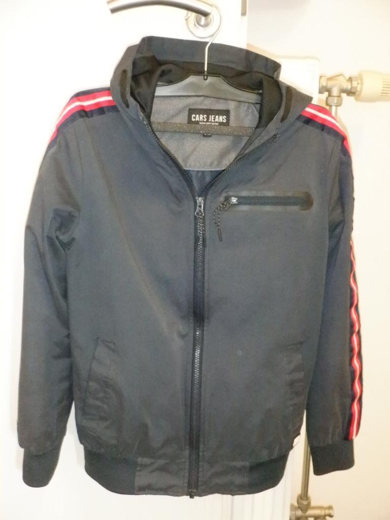 donkerblauwe jas tussenseizoen Cars Jeans mt 152, Ophalen of Verzenden, Zo goed als nieuw, Jas, Jongen