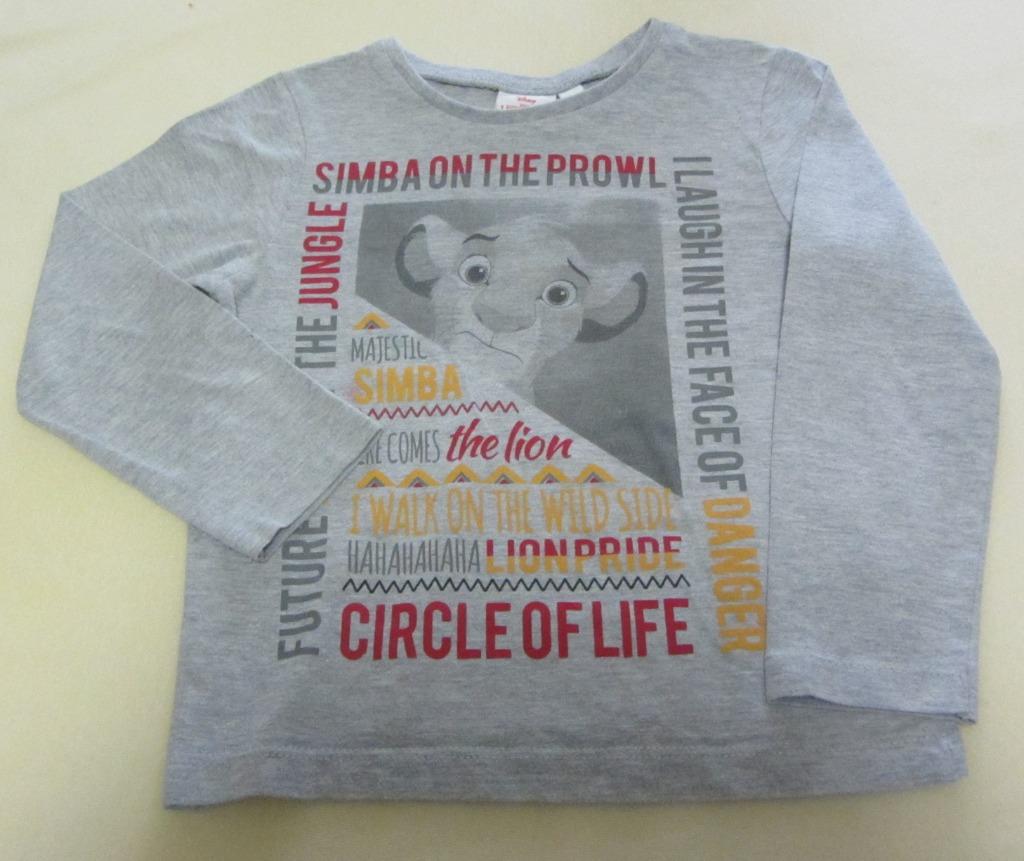 Long Sleeve - The Lion King - Simba - Maat 104 / 4jr, Ophalen of Verzenden, Gebruikt, Jongen, Shirt of Longsleeve