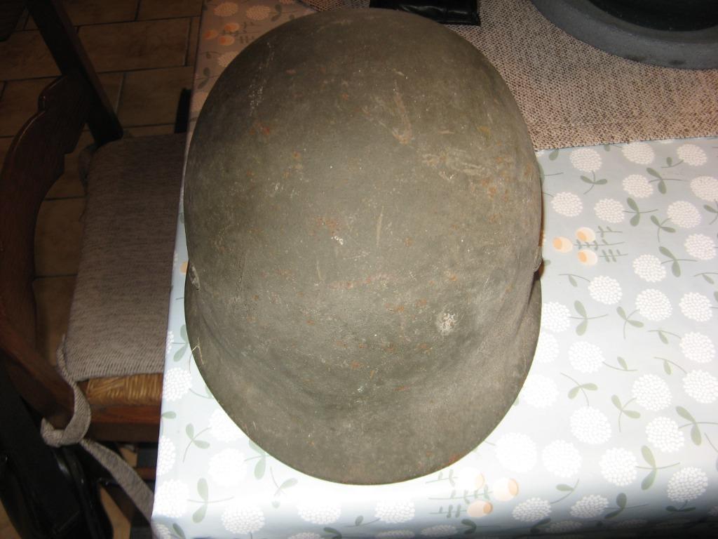 franse para helm met kinstukje, Verzamelen, Ophalen of Verzenden, Landmacht, Helm of Baret