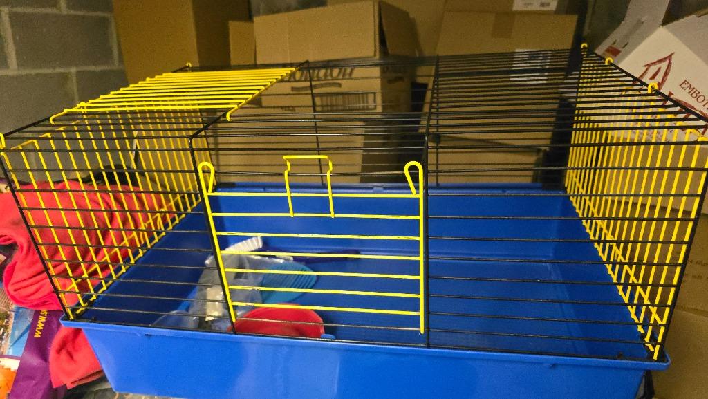 Cage lapin et accessoires, cage de transport, Animaux & Accessoires, Enlèvement, Comme neuf, Cage, Lapin