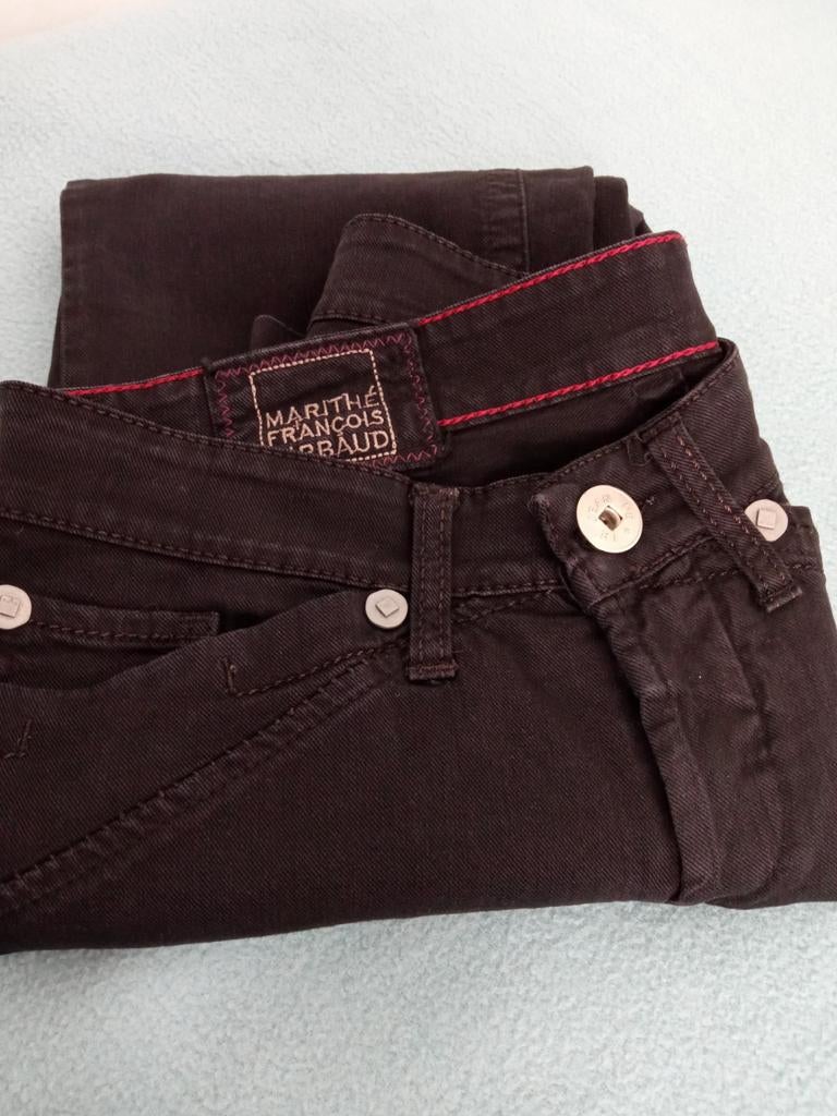 Le Jean de Marithe et François Girbaud Mt D taille 90 cm, Kleding | Dames, Broeken en Pantalons, Gedragen, Zwart, Lang, Ophalen of Verzenden