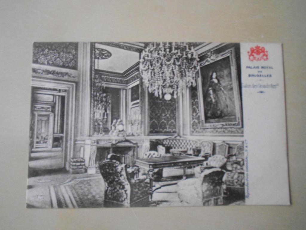 Palais Royal de Bruxelles - 7 cartes postales, Collections, Enlèvement ou Envoi, Avant 1920, Affranchie, Bruxelles (Capitale)