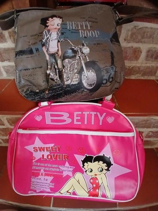 Betty Boop schoudertassen, Verzamelen, Stripfiguren, Ophalen of Verzenden, Betty Boop, Zo goed als nieuw