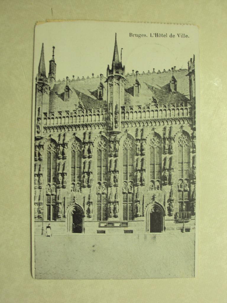 52348 - BRUGES - L'HOTEL DE VILLE, Envoi