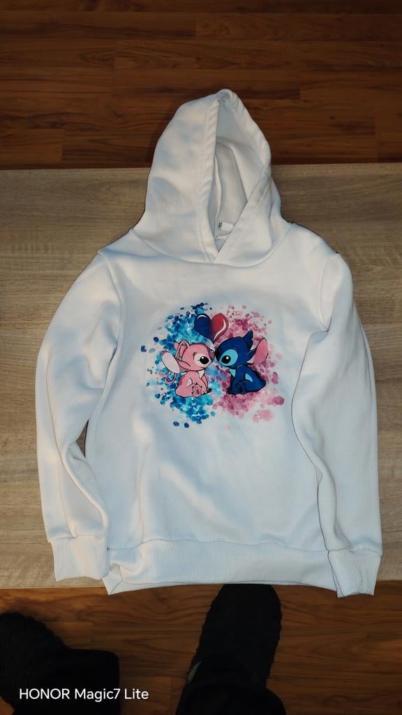 Pull blanc stitch taille 130, Enfants & Bébés, Enlèvement ou Envoi