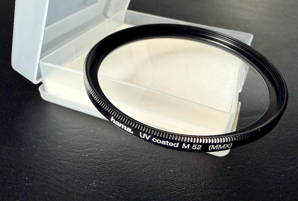 Filtre UV pour lentilles Hama M52, TV, Hi-fi & Vidéo, Photo | Filtres, Neuf, Enlèvement ou Envoi, 50 à 60 mm, Filtre UV