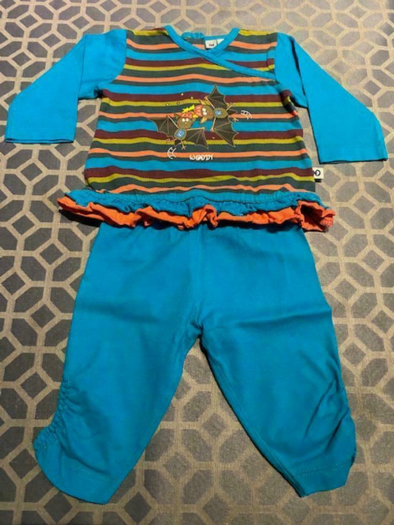 Woody pyjama vleermuis maat 1m / 56, Enlèvement ou Envoi, Vêtements de nuit ou Sous-vêtements, Utilisé, Fille