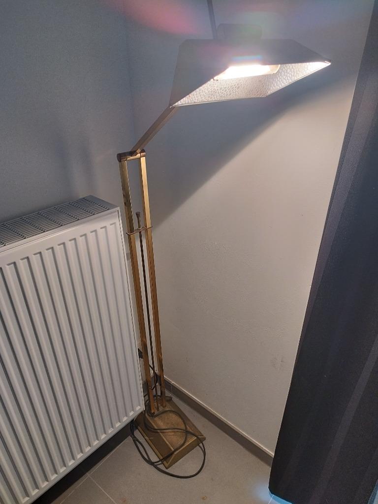 Lamp in de woonkamer, Huis en Inrichting, Lampen | Tafellampen, Ophalen, Gebruikt, Metaal