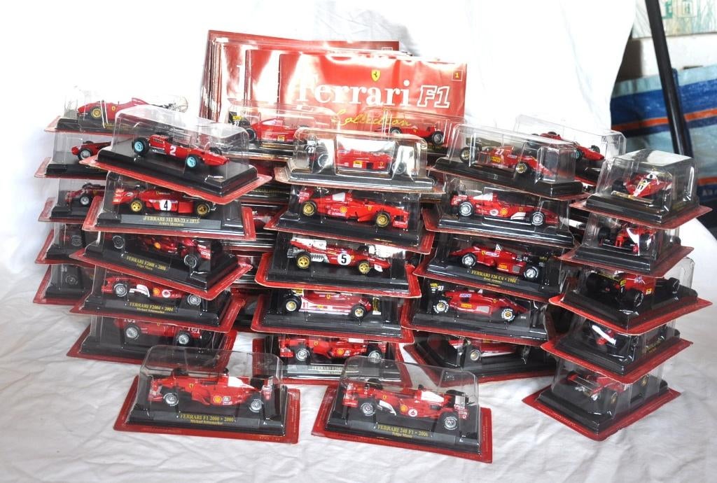 collection de 42 Ferrari F1 sous blister + 41 fascicules, Verzamelen, Ophalen of Verzenden, Zo goed als nieuw, Auto's