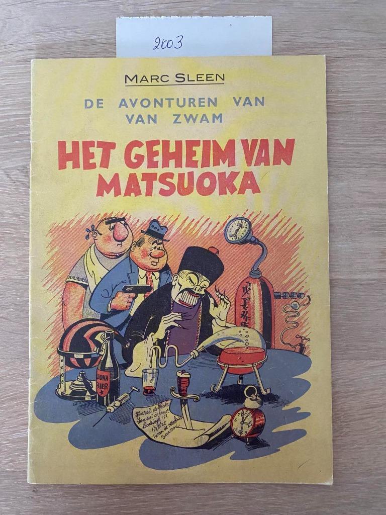 Boek Het geheim van Matsuoka - Marc Sleen (2003), Enlèvement ou Envoi, Marc Sleen, Une BD, Comme neuf