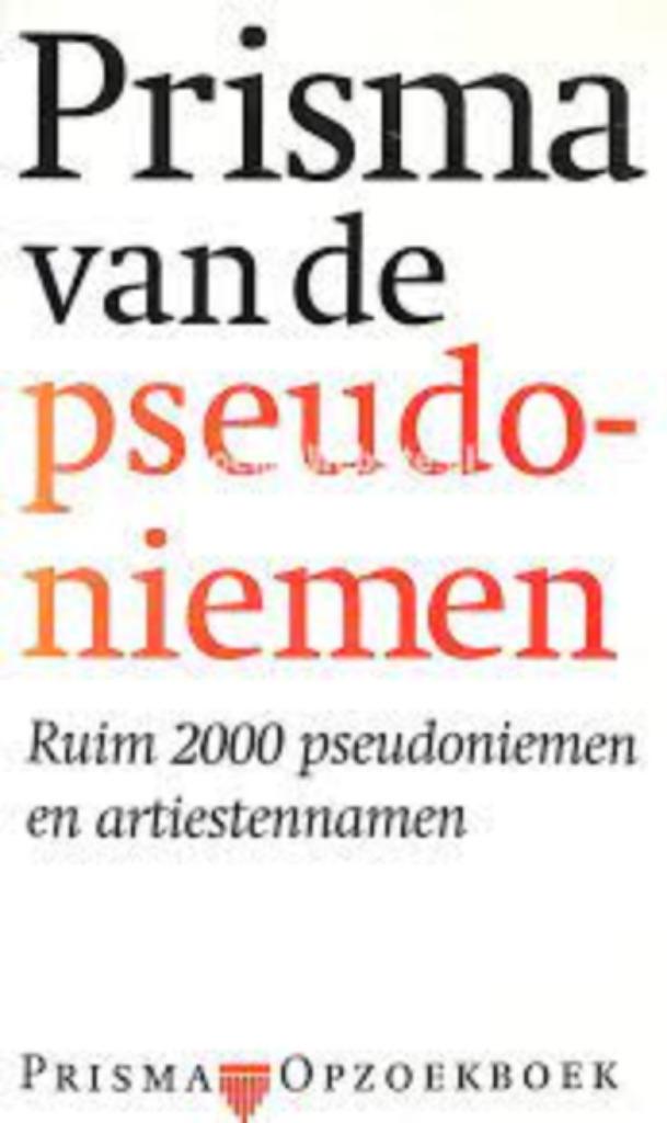 Prisma van de pseudoniemen|Prisma 9027430985, Ophalen of Verzenden, Zo goed als nieuw, Prisma of Spectrum