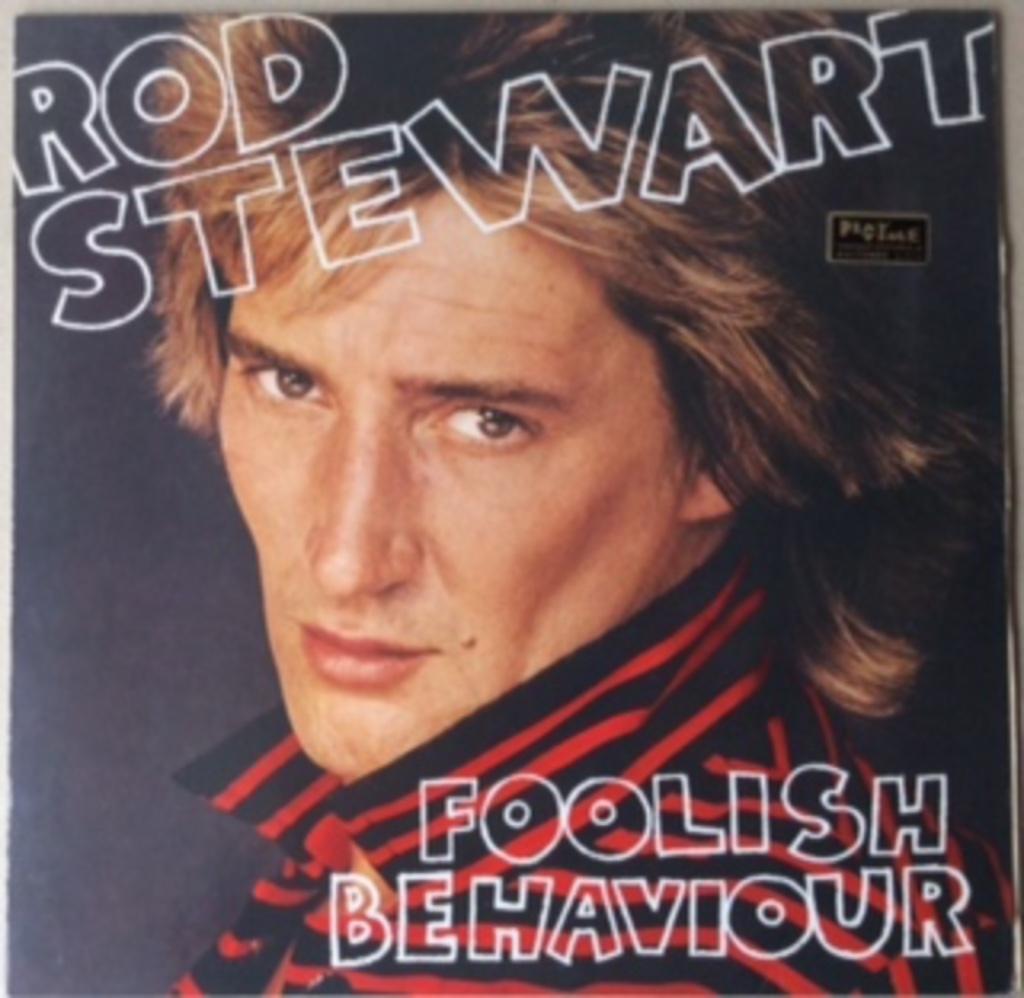 LP Rod Stewart "Foolisch Behaviour", Cd's en Dvd's, Verzenden, Zo goed als nieuw, 12 inch