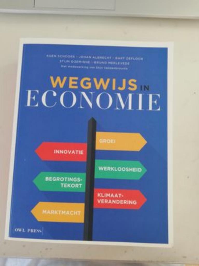 Wegwijs in Economie, Ophalen of Verzenden, Zo goed als nieuw