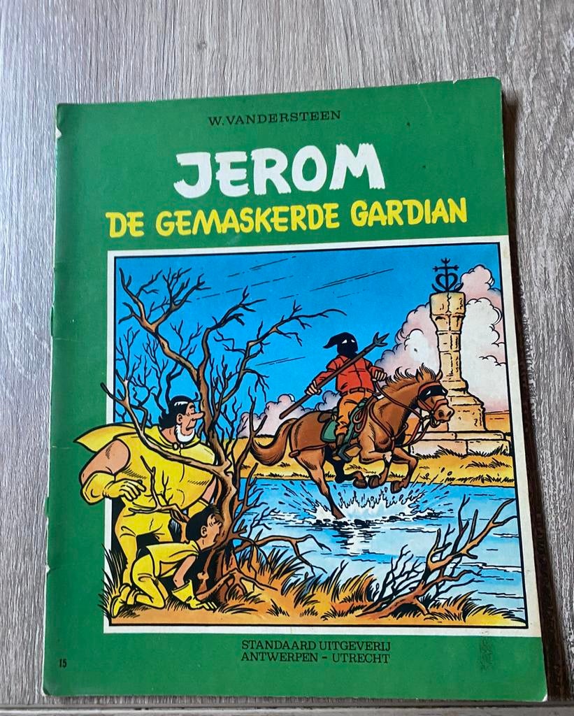 🔥 Jerom - De gemaskerde gardian (15) - herdruk - 1971, Enlèvement ou Envoi, Comme neuf