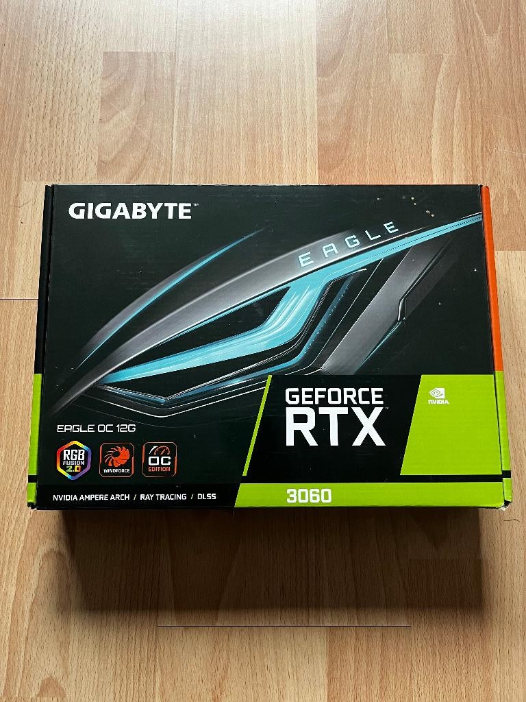 Graphics card RTX 3060 12G **NEVER USED**, PCI-Express 3, HDMI, GDDR6, Comme neuf