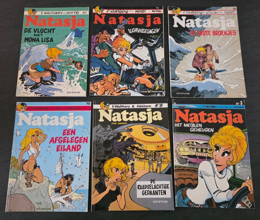 Lot strips: Natasja, Boeken, Stripverhalen, Ophalen of Verzenden, Gelezen