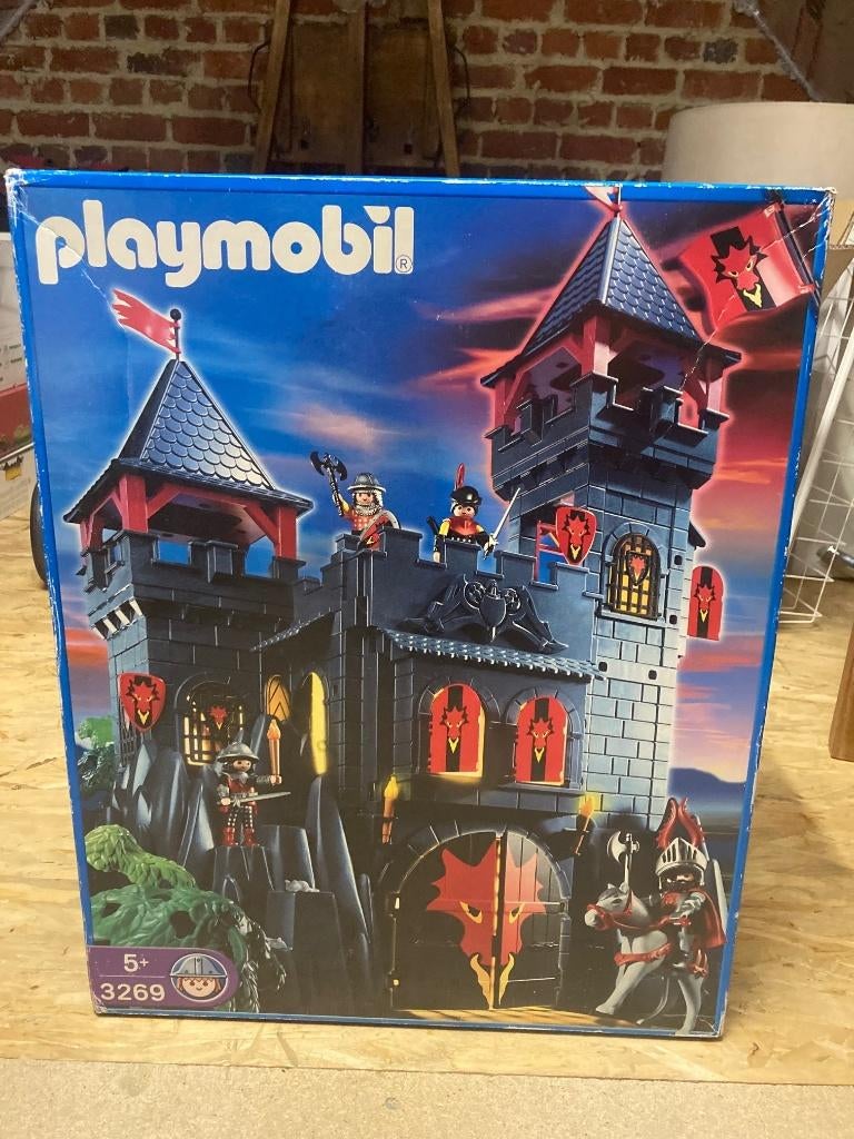 Playmobil - 3269 - Forteresse du Dragon rouge (2004), Enlèvement, Utilisé, Ensemble complet