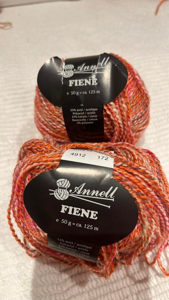 Wol Annell Fiene, Ophalen of Verzenden, Nieuw, Breien of Haken, Wol of Garen